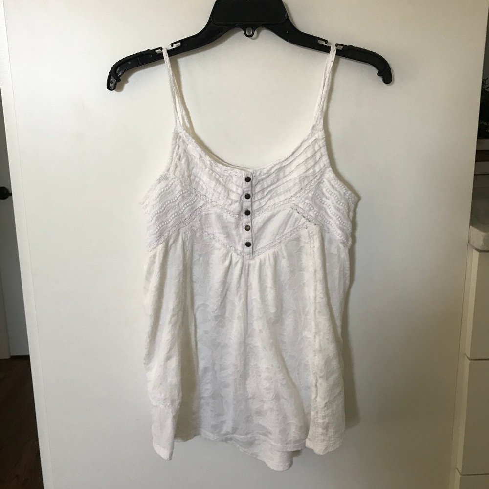 Lucky brand white lace tank